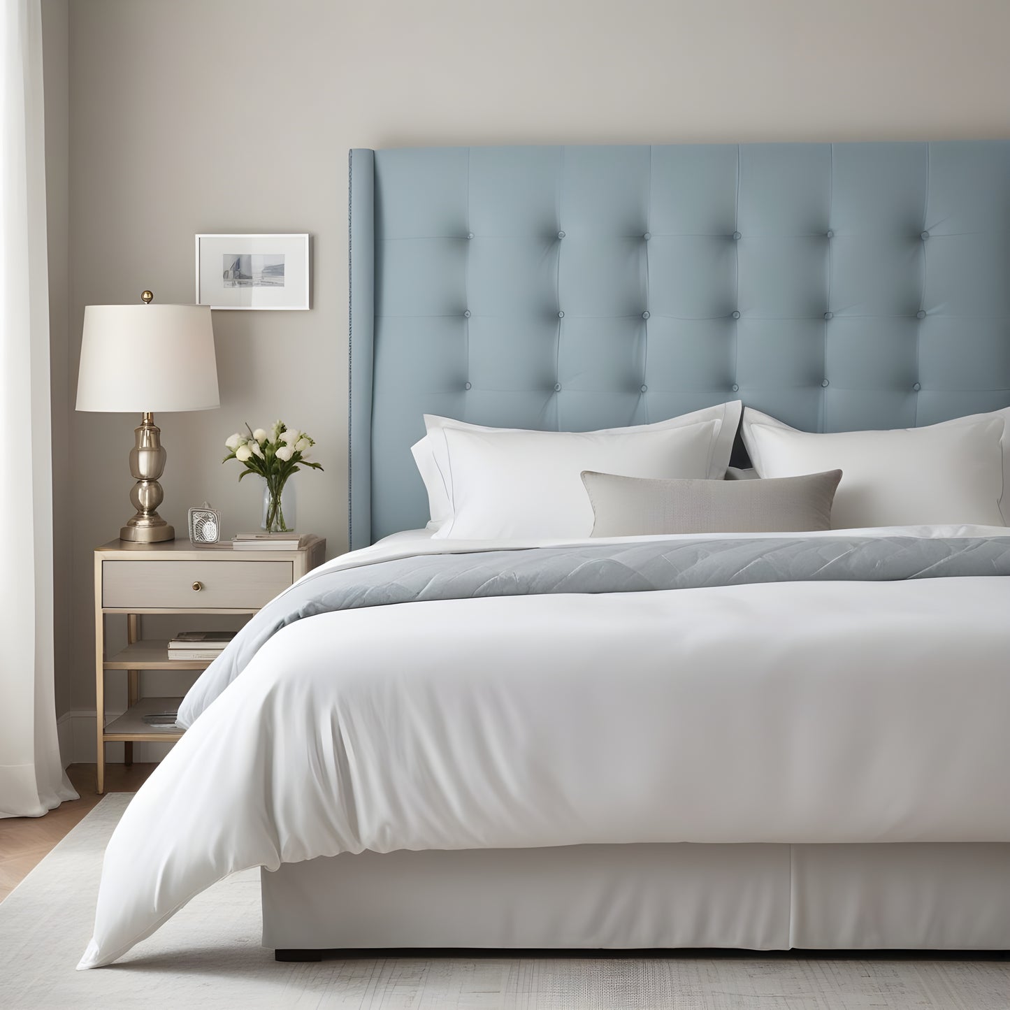 Lena High Headboard Bed