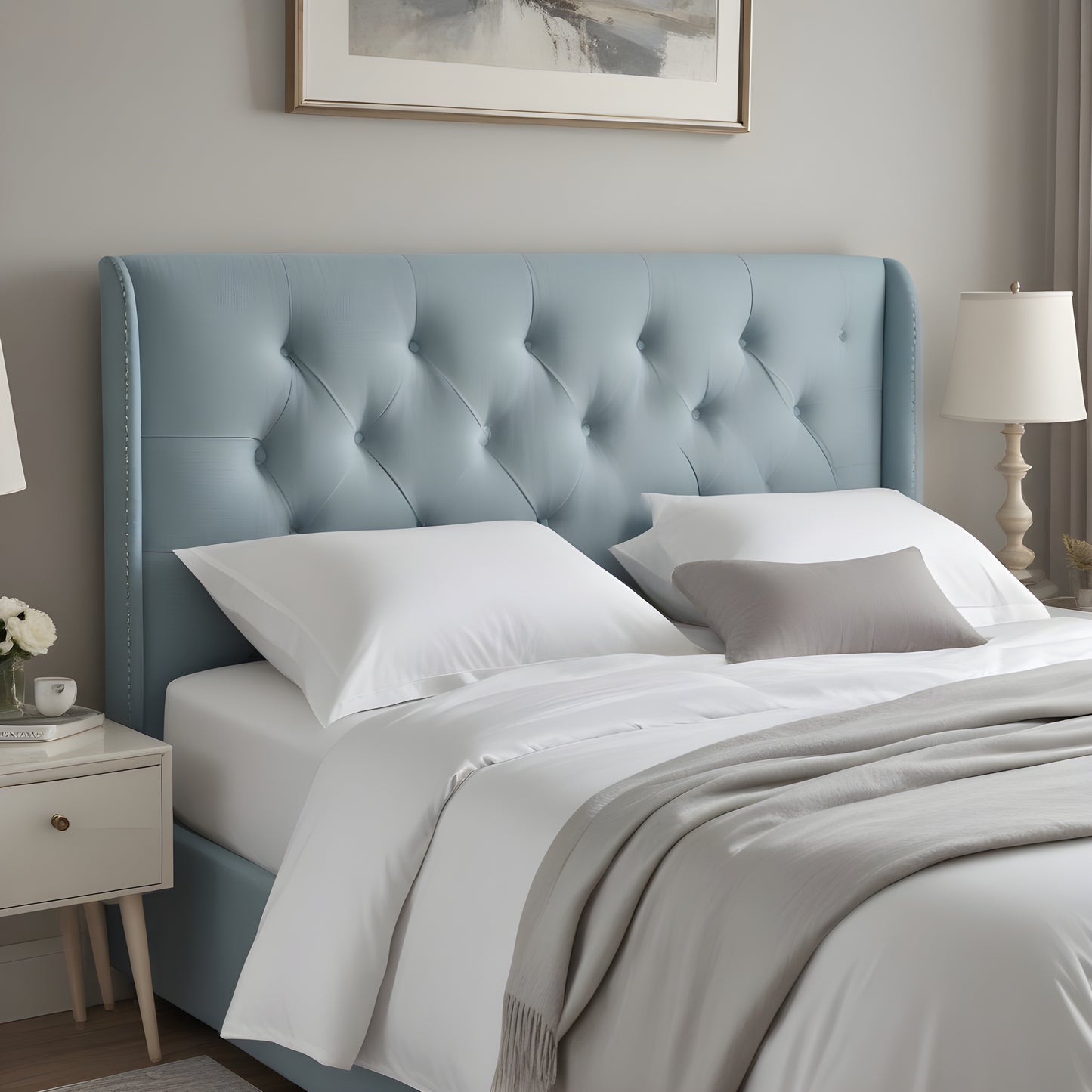 Lena High Headboard Bed